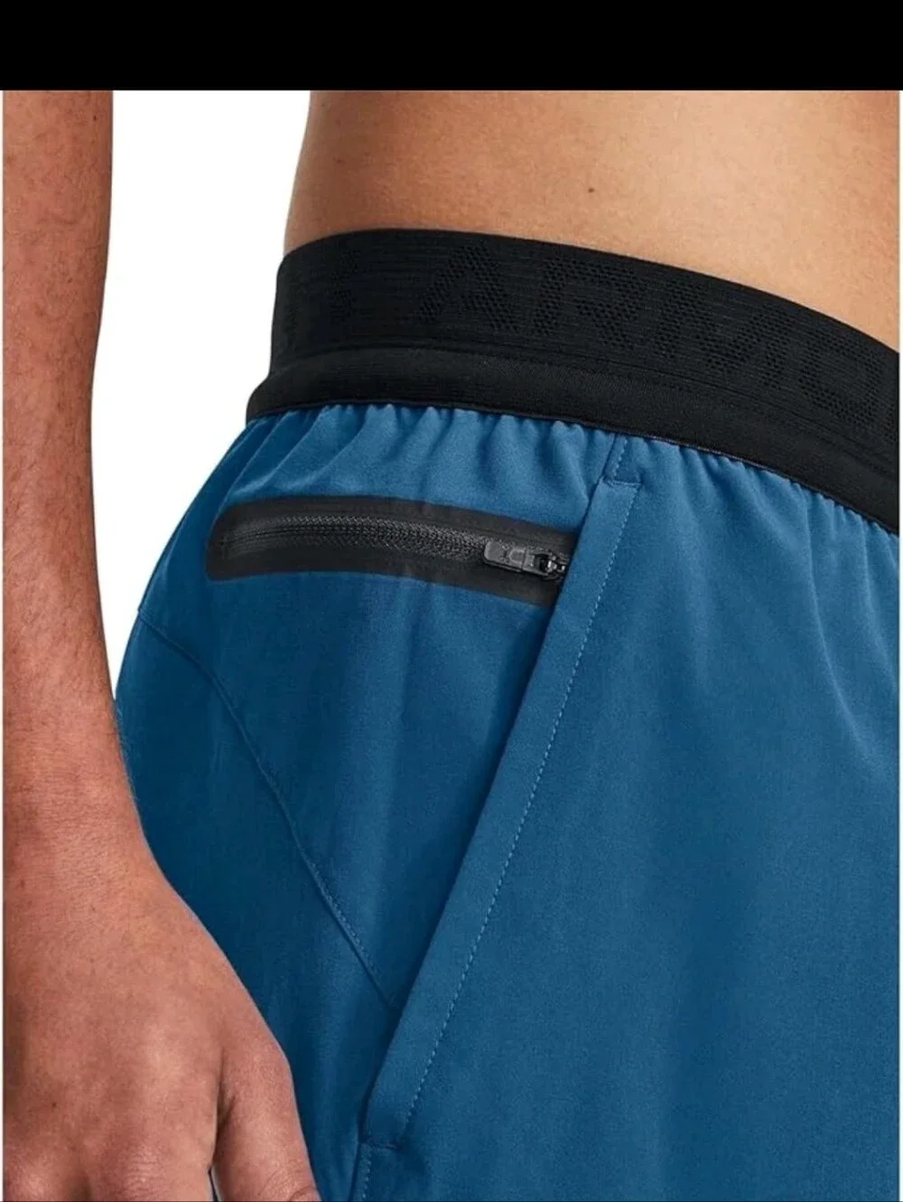 Under Armour Men’s Large Vented Teal Fitted Athletic Shorts New With Tags